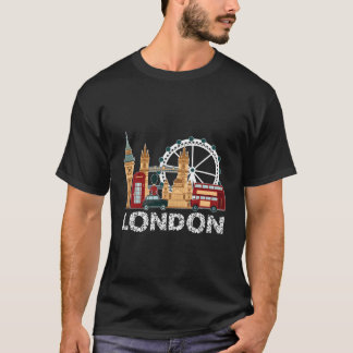 Engeland Londen Reizen Toerist Voor T-shirt