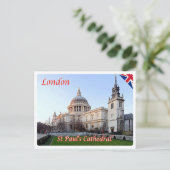 Engeland - Londen - St Paul's Cathedral - Briefkaart (Staand voorkant)