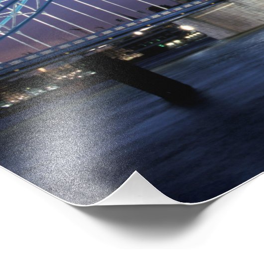 Engeland, Londen, Tower Bridge 3 Foto Afdruk (Hoek)