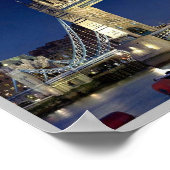 Engeland - Londen - Tower Bridge - Poster (Hoek)