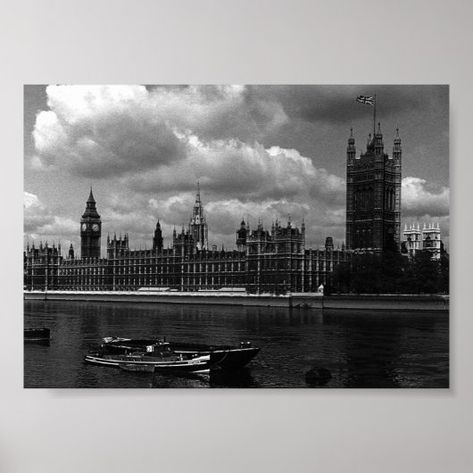  Engeland, Londense parlementshuizen Poster (Voorkant)