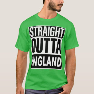 Engeland Naam Straight Out England T-shirt