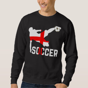 Engeland Nationaal Voetbal Engeland Vlag Voetbal Trui