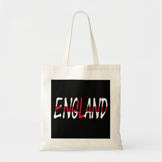 Engeland over Engelse vlag Tote Bag (Voorkant)