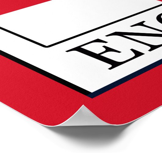 Engeland Poster (Hoek)