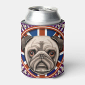 Engeland Pug Blikjeskoeler (Blikje Voorkant)