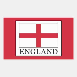 Engeland Rechthoekige Sticker