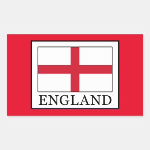 Engeland Rechthoekige Sticker