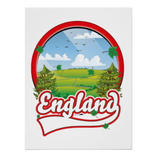 Engeland Reis logo Perfect Poster