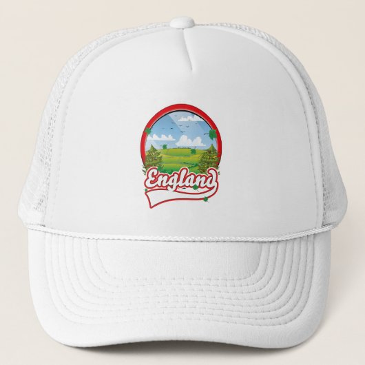 Engeland Reis logo Trucker Pet (Voorkant)