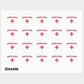 Engeland Ronde Sticker (Vel)