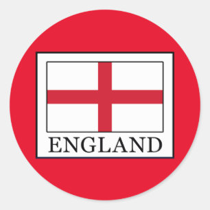 Engeland Ronde Sticker