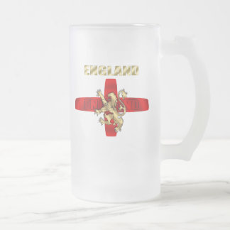 Engeland schetst logo- en leeuwenkaarten matglas bierpul