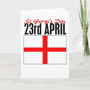Engeland, St. George's Day Kaart