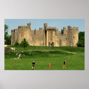 Engeland, Sussex, Bodiam Castle. 2 Poster