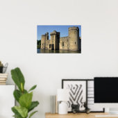 Engeland, Sussex, Bodiam Castle. Poster (Thuiskantoor)