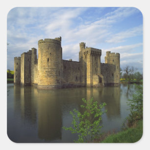 Engeland, Sussex, Bodiam Castle Vierkante Sticker