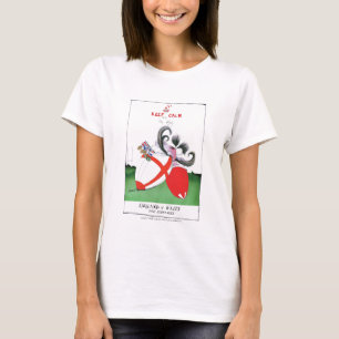 engeland tegen wales rugby - ballen van tony ferna t-shirt