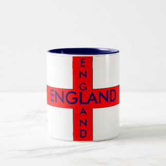 engeland, tweekleurige koffiemok