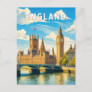 Engeland Verenigd Koninkrijk Illustratie Reizen Ku Briefkaart