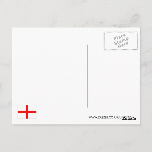 Engeland verwacht dat elk man zijn plicht zal verv briefkaart (Achterkant)