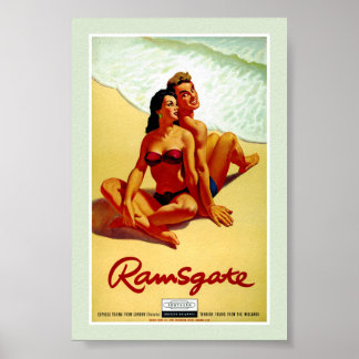 Engeland Vintage Reisposter Gerestaureerd Poster