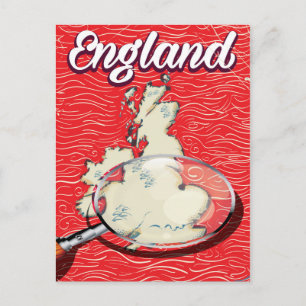 Engeland vintage stijl reisposter briefkaart