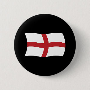 Engeland Vlag Knop Ronde Button 5,7 Cm