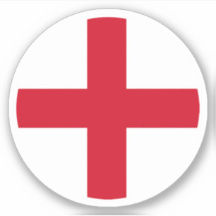 Engeland Vlag Ronde Sticker