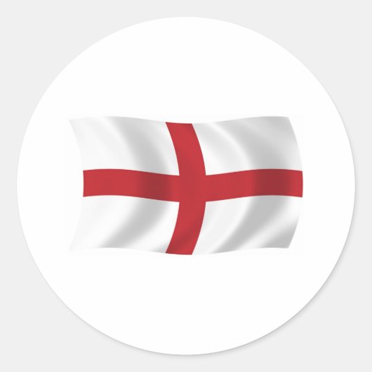 Engeland Vlag Sticker (Voorkant)