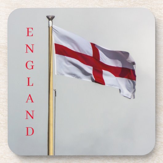 Engeland vlag uitzicht onderzetters (Voorkant)