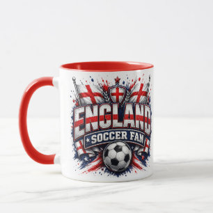 ENGELAND VOETBAL FAN Engeland 2026 Voetbalfan Mok