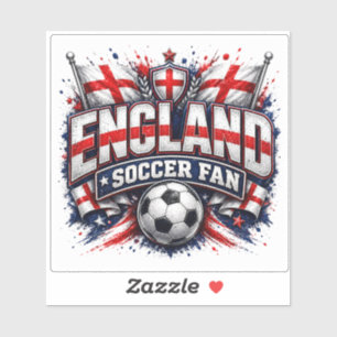ENGELAND VOETBAL FAN Engeland 2026 Voetbalfan Sticker