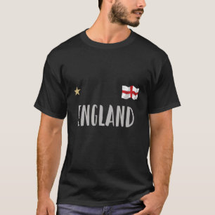 Engeland Voetbal Fan Shirt Engelse Vlag