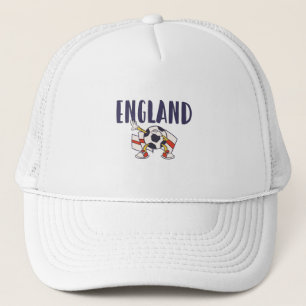 Engeland Voetbal Fan Shirt Engelse Vlag Trucker Pet