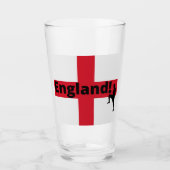 Engeland voetbal glas (Voorkant)