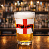 Engeland voetbal glas