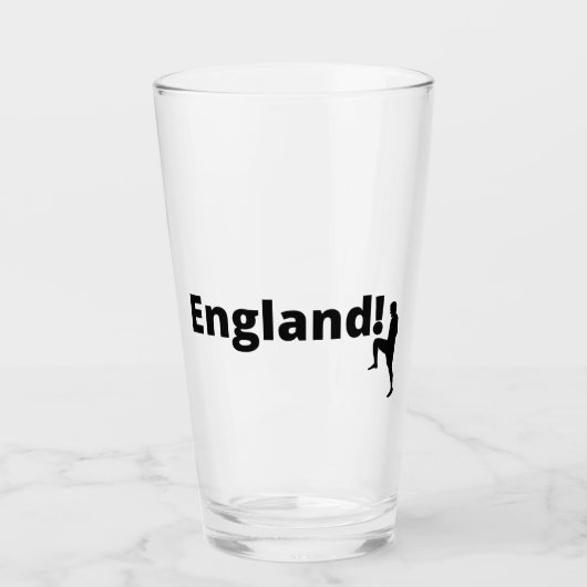 Engeland voetbal glas (Voorkant)