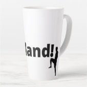 Engeland voetbal latte mok (Rechterhoek)