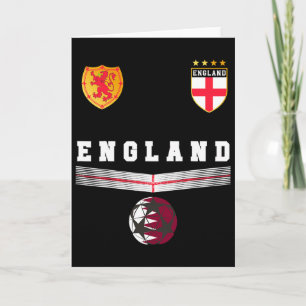 Engeland Voetbalfans Jersey Engelse Vlag Voetbal L Kaart