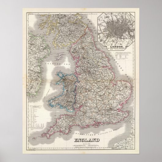 Engeland, Wales 2 Poster (Voorkant)