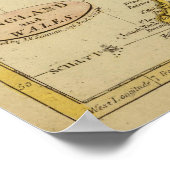 Engeland, Wales 6 Poster (Hoek)