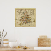 Engeland, Wales 6 Poster (Keuken)