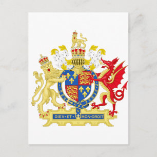 Engeland Wapen Briefkaart