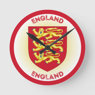 Engeland Wapen Cirkelvorm Ronde Klok