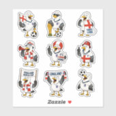Engeland WK Stickers (Vel)
