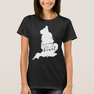 Engeland zit in mijn hart t-shirt