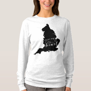 Engeland zit in mijn hart t-shirt