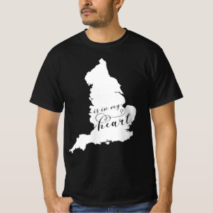 Engeland zit in mijn hart t-shirt