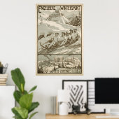Engelberg Wintersport, Zwitserland,Ski Poster (Thuiskantoor)